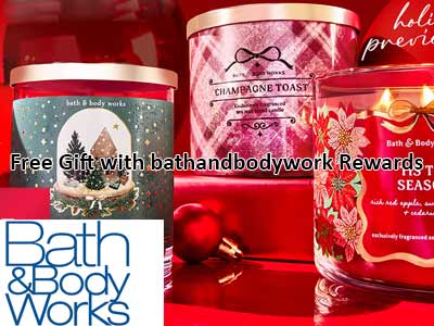 Bath & Body Works Free Gift with bathandbodywork Rewards 