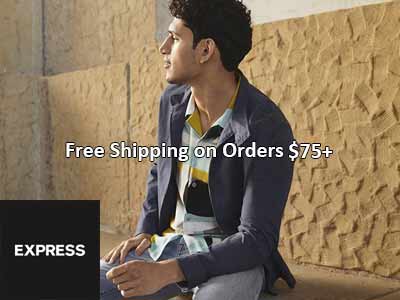 Express Free Shipping $75+