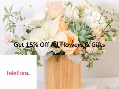 Teleflora 15% Off on Flowers & Gifts